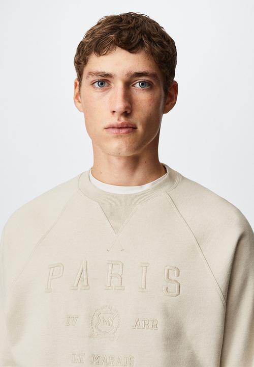 MANGO - Sweatshirt arletc - beige