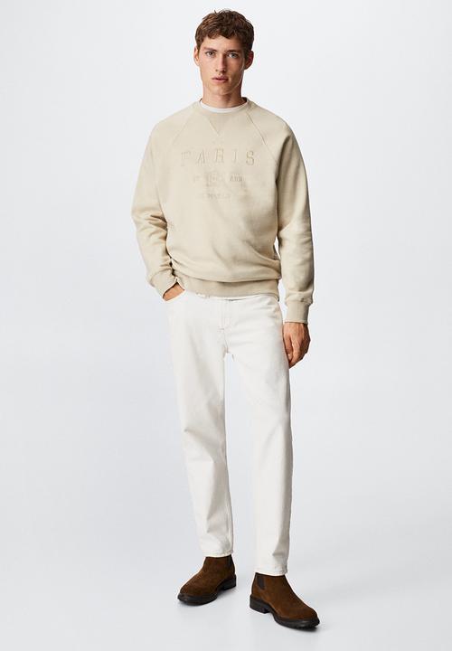 MANGO - Sweatshirt arletc - beige