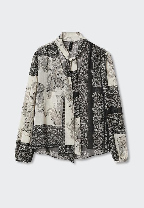 MANGO - Blouse blondie - black