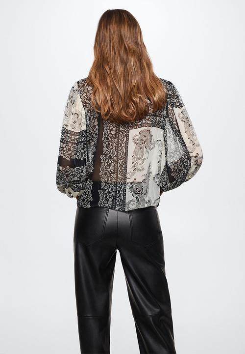 MANGO - Blouse blondie - black