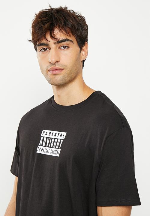 Only & Sons - Onsfred rlx parental advisor ss 3673 tee - black