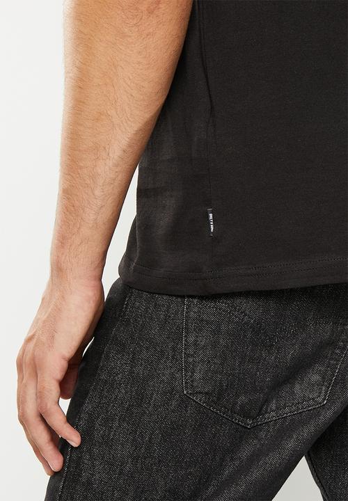 Only & Sons - Onsfred rlx parental advisor ss 3673 tee - black