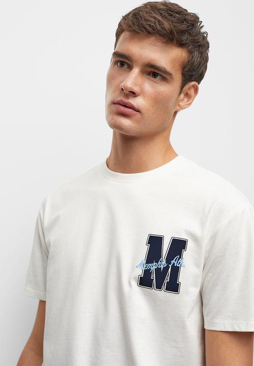 MANGO - T-shirt memphis - natural