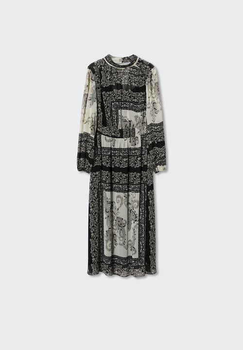 MANGO - Dress blondie - black