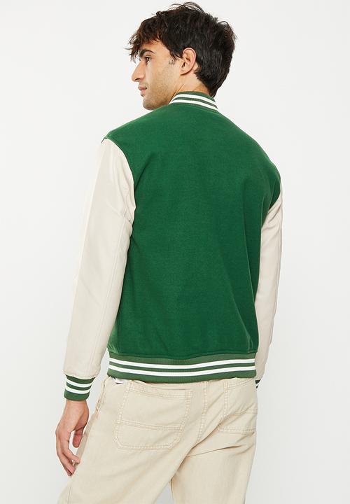 Only & Sons - Onsjay varsity jacket otw - emerald