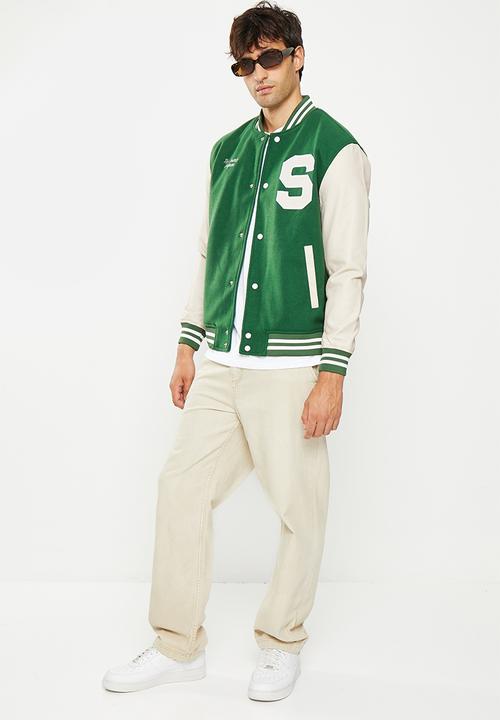 Only & Sons - Onsjay varsity jacket otw - emerald