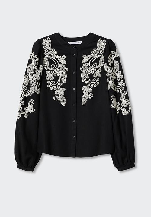 MANGO - Blouse november - black