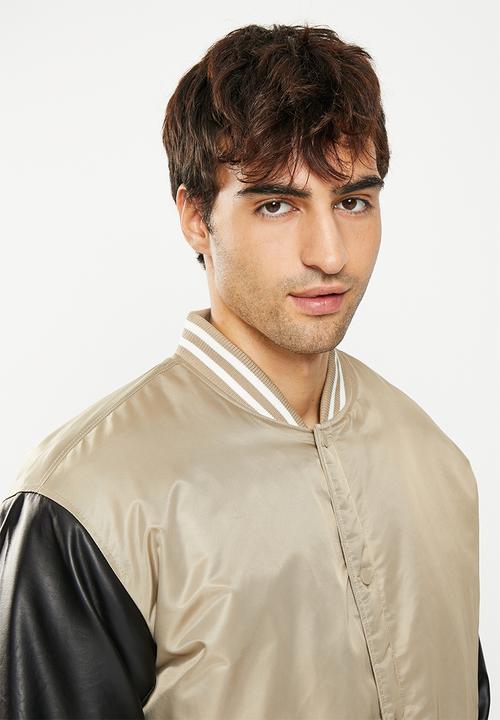 Only & Sons - Onschris varsity jacket cs otw - khaki