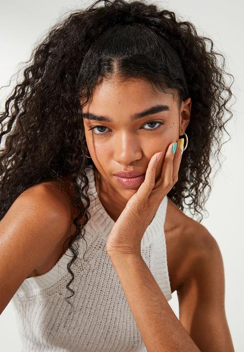 H&M - Knitted sleeveless top - white