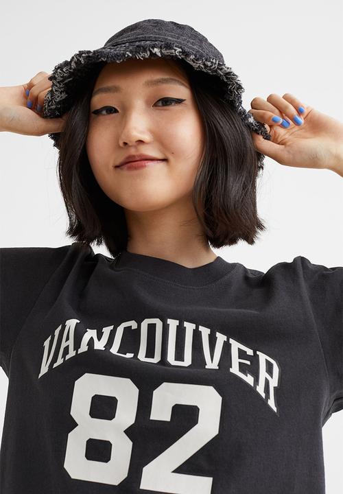 H&M - Printed T-shirt - black/vancouver