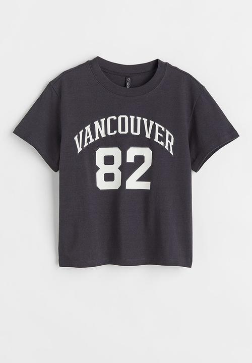 H&M - Printed T-shirt - black/vancouver