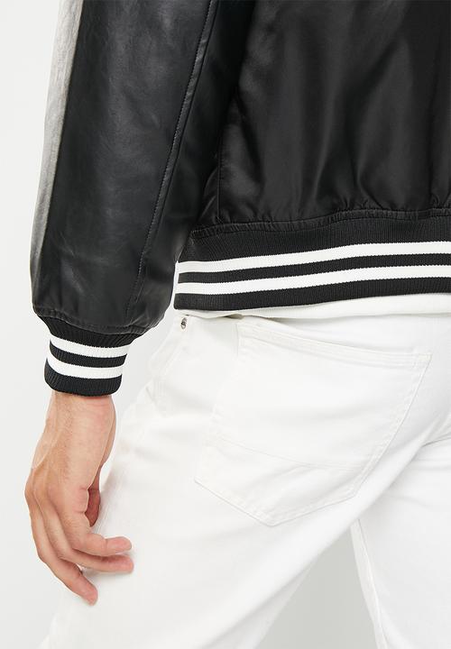 Only & Sons - Onschris varsity jacket cs otw - black