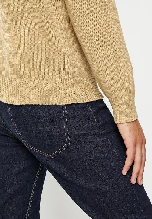 Only & Sons - Onsal life reg 7 roll knit bf - khaki