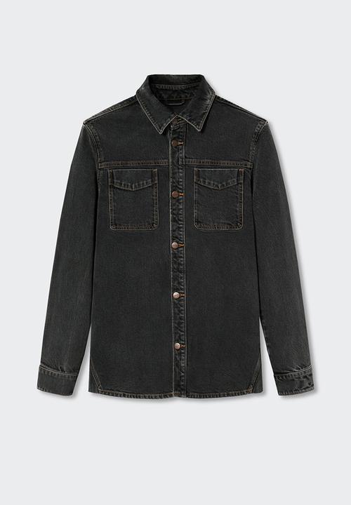 MANGO - Shacket shirt jules - open grey