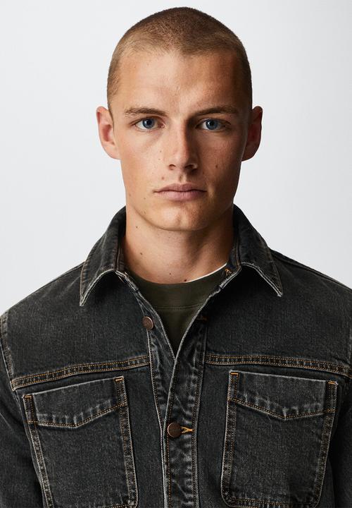 MANGO - Shacket shirt jules - open grey