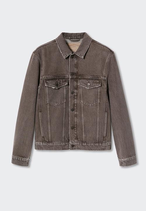 MANGO - Jean jacket - brown