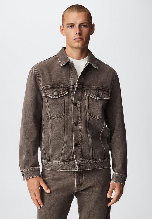 MANGO - Jean jacket - brown