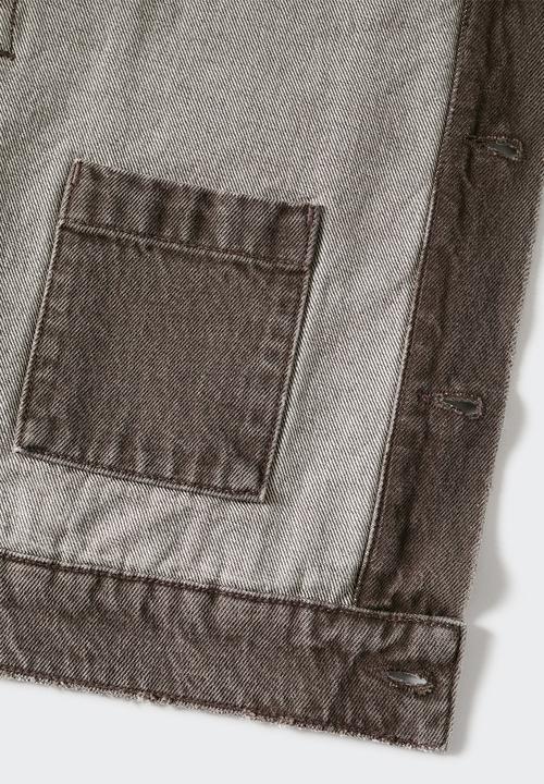 MANGO - Jean jacket - brown
