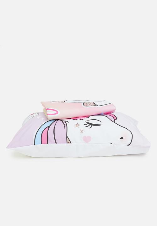 Character Group - Interactive unicorn duvet cover set - pink