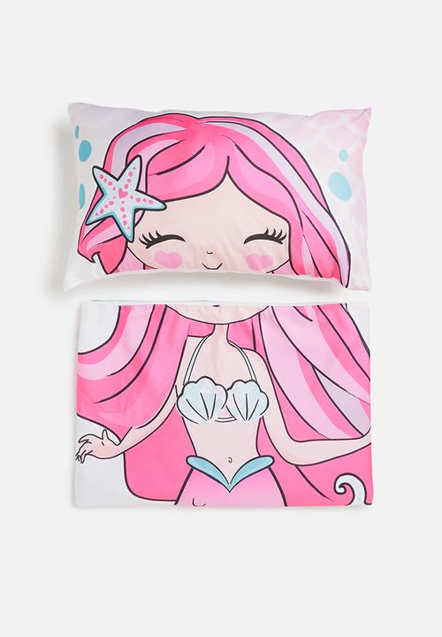 Character Group - Interactive mermaid duvet cover set - pink