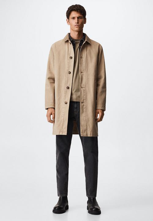 MANGO - Ethan coat - beige