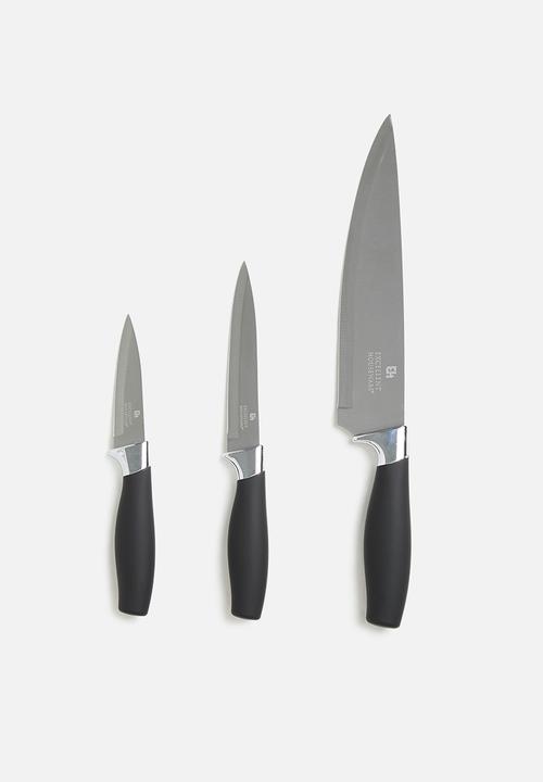 Excellent Houseware - Knife set - black