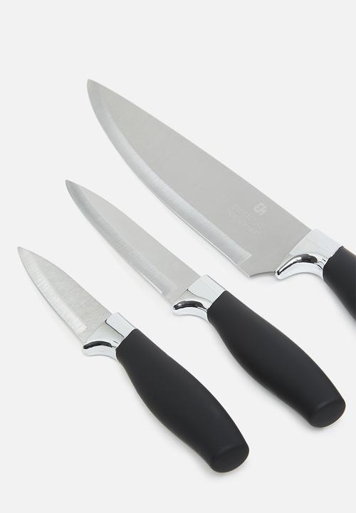 Excellent Houseware - Knife set - black