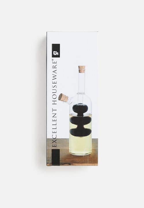 Excellent Houseware - Oil & vinegar bottle - clear