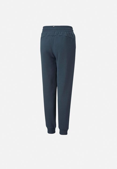 PUMA - Ess+ 2 col logo pants fl cl b - dark night