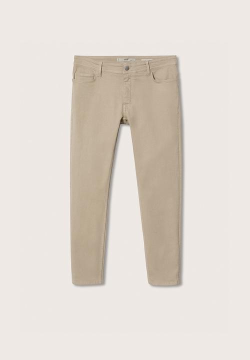 MANGO - Jeans billy - beige