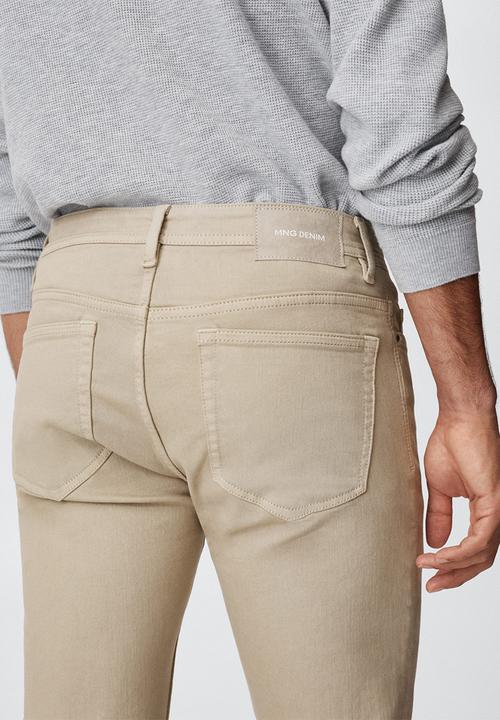 MANGO - Jeans billy - beige