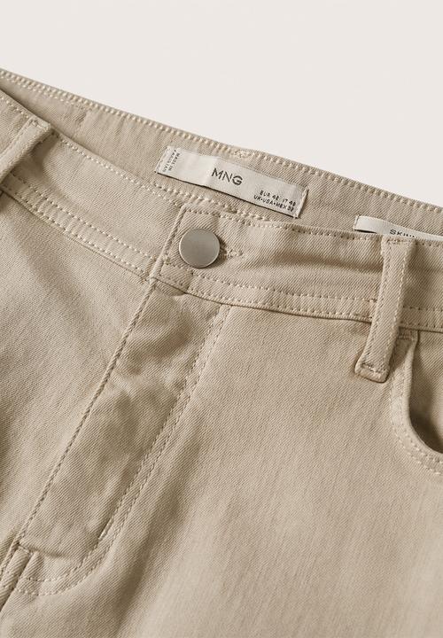 MANGO - Jeans billy - beige