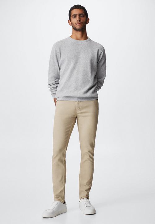MANGO - Jeans billy - beige