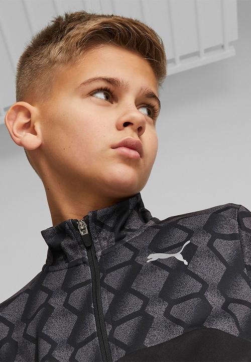 PUMA - Active sports poly full-zip b - puma black
