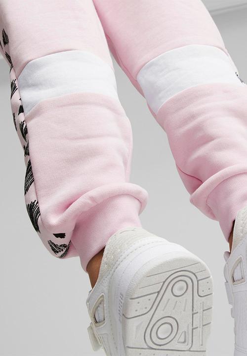 PUMA - Ess+ puma mates sweatpants tr - pearl pink