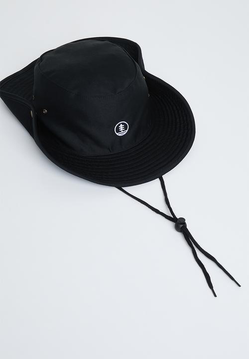 Lark & Crosse - Safari bucket hat - black
