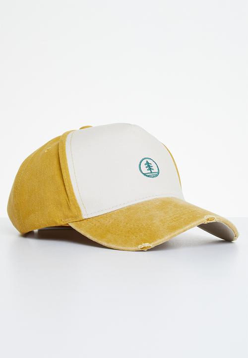 Lark & Crosse - Luke peak cap - mustard