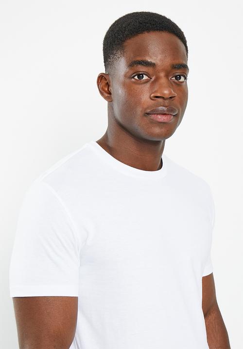 POLO - Men sport andile colourblock tee - white