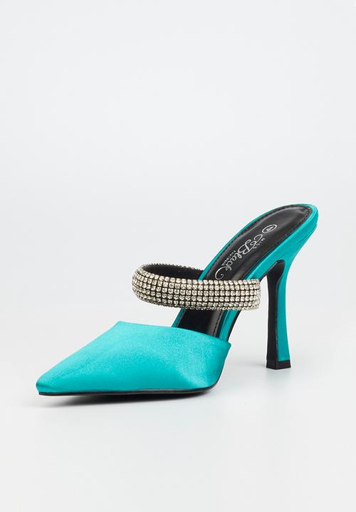 Miss Black - Valdi 1 court heel - green