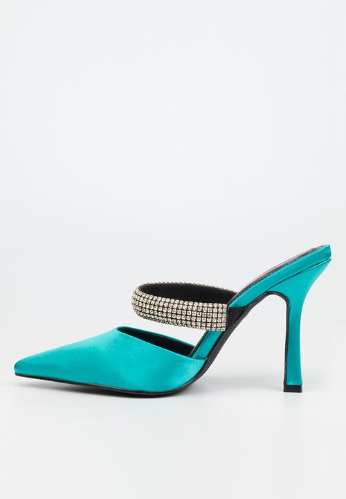 Miss Black - Valdi 1 court heel - green
