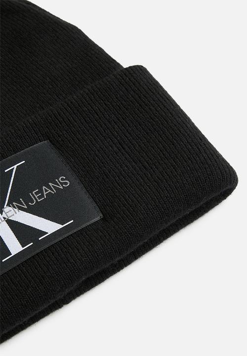 Calvin Klein - Monologo patch beanie-black
