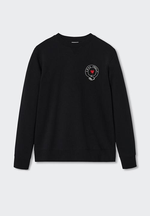 MANGO - Sweatshirt ferranc1 - black