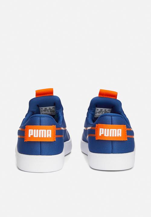 PUMA - Courtflex v2 slip on ps - clyde royal-rickie orange-puma white