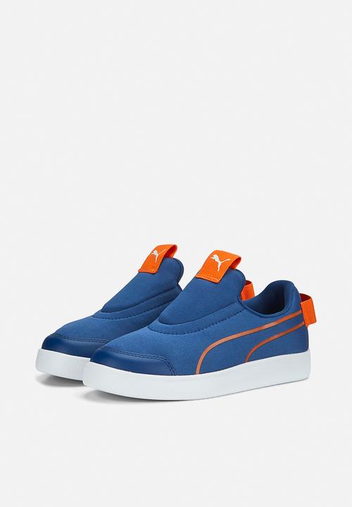 PUMA - Courtflex v2 slip on ps - clyde royal-rickie orange-puma white