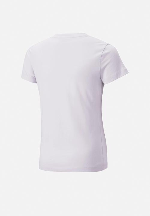 PUMA - Ess+ street art logo tee g - spring lavender