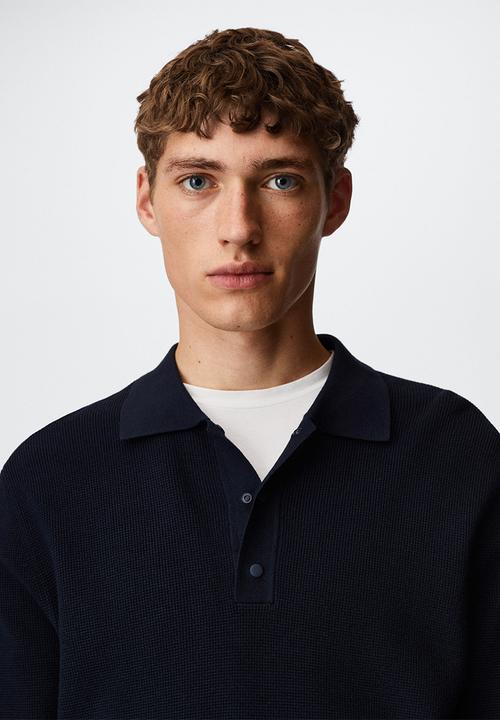 MANGO - Polo shirt luxuss - night blue