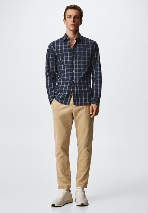 MANGO - Shirt lalin - navy