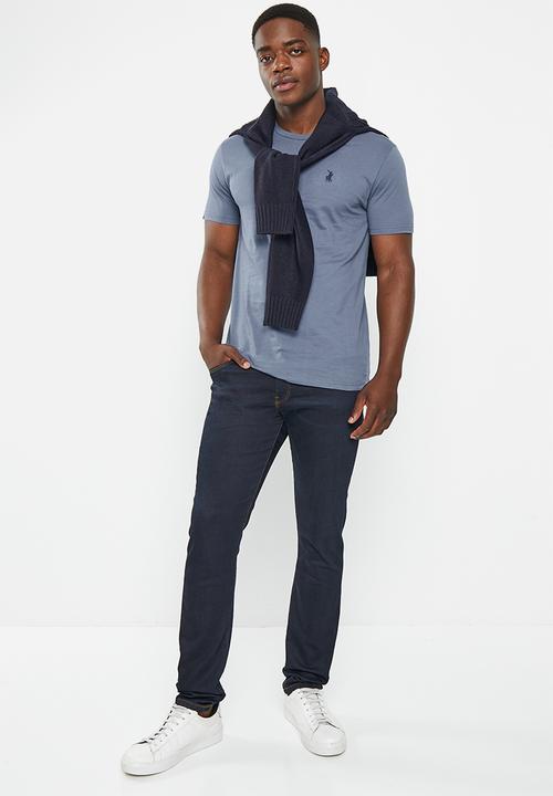 POLO - Men crew neck tee  - blue