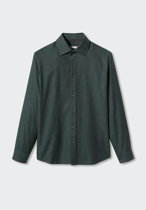 MANGO - Shirt galdana - green
