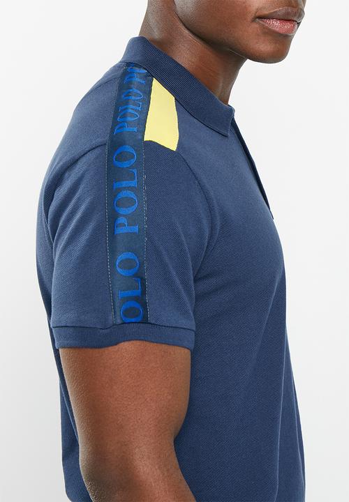 POLO - Men taped golfer - navy